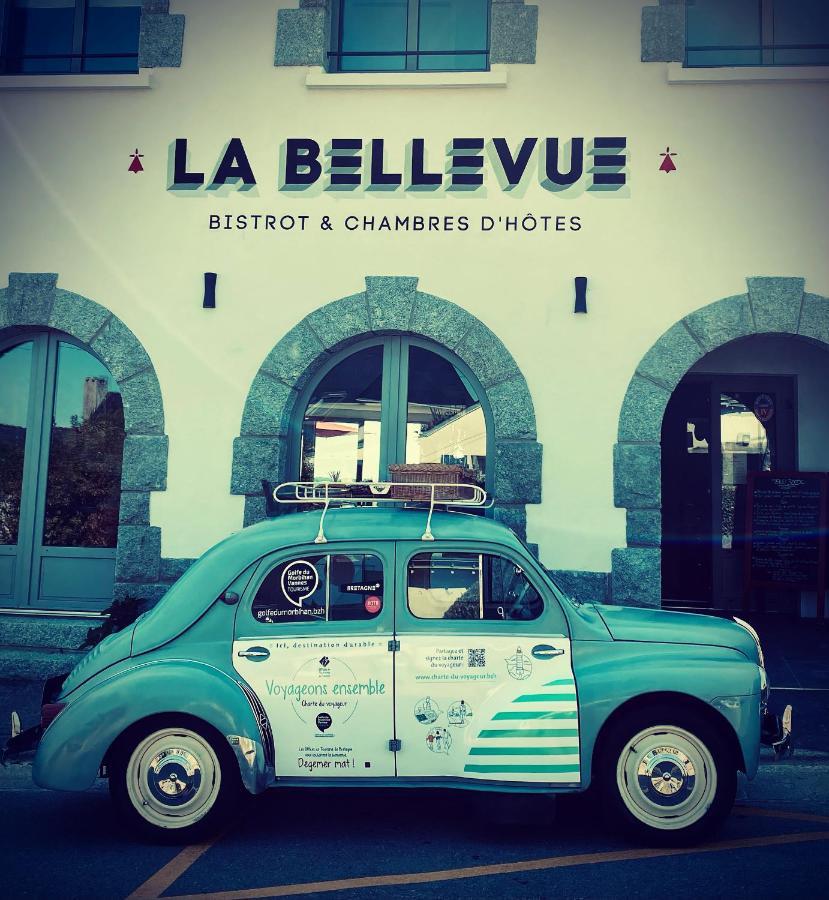 La Bellevue Bistrot Et Chambres D'Hotes Séné Buitenkant foto